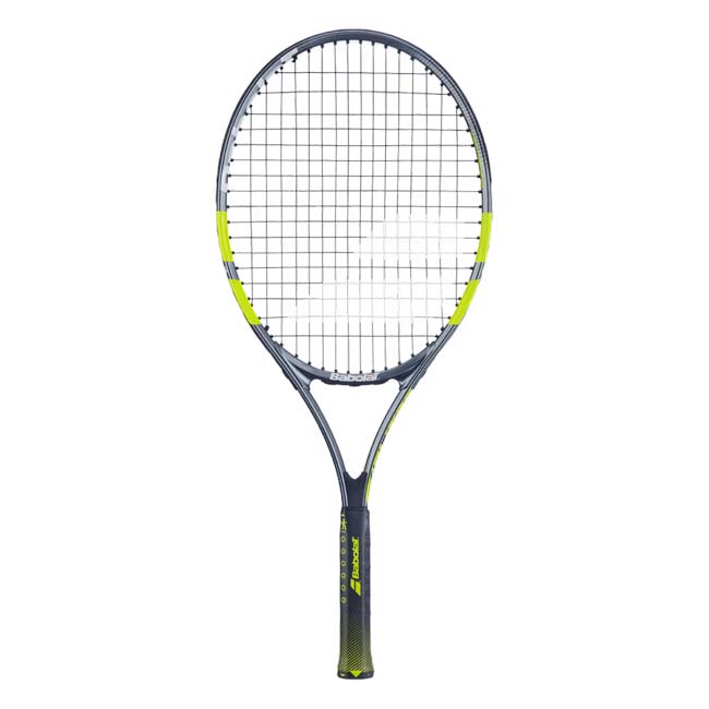 Kids, Junior - ヘッド(HEAD) 2026 Carlitos カルリトス JR25 (230g) 海外正規品 硬式テニスジュニアラケット 140551-100 グレー×フルオイエロー(26y5m)[NC][次回使えるクーポンプレゼント]