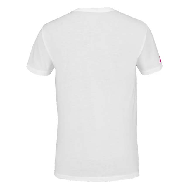 在庫処分特価】【USサイズ】バボラ(Babolat) 2023 SS メンズ EXERCISE エクササイズ メッセージ 半袖Tシャツ 4MS23445-1000 ホワイト(23y2mテニス)[次回使えるクーポンプレゼント] 2