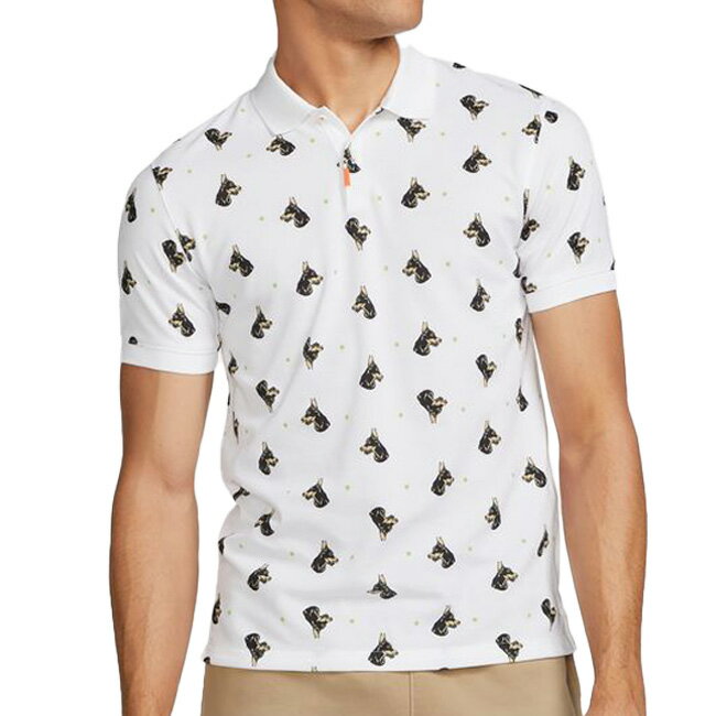 19日20時から100時間限定クーポン！売切り終了！在庫処分特価】【日本サイズ】ナイキ(NIKE) 2022 HO メンズ コート THE DRI-FIT プリント 半袖ポロシャツ DQ4578-100 ホワイト(22y10mテニス)[次回使えるクーポンプレゼント]