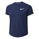 在庫処分特価】ナイキ(NIKE) ジュニア(ボーイズ) ビクトリー DRI-FIT ゲームシャツ CV7565-451 オブシディアン×ホワイト 並行輸入品(21y6mテニス) 次回使えるクーポンプレゼント