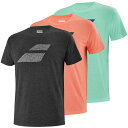 バボラ(Babolat) 2021 メンズ EXERCISE エクササイズ ビッグフラッグ Tシャツ 4MS21442(21y5mテニス)