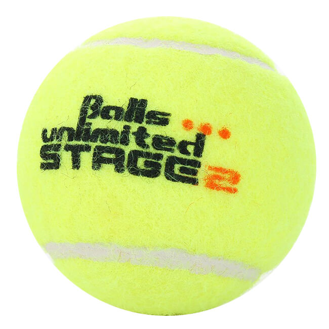 ボールズアンリミテッド(Balls unlimited) オレンジボール(ステージ2) ポイントマークタイプ ジュニアテニスボール (21y6m)