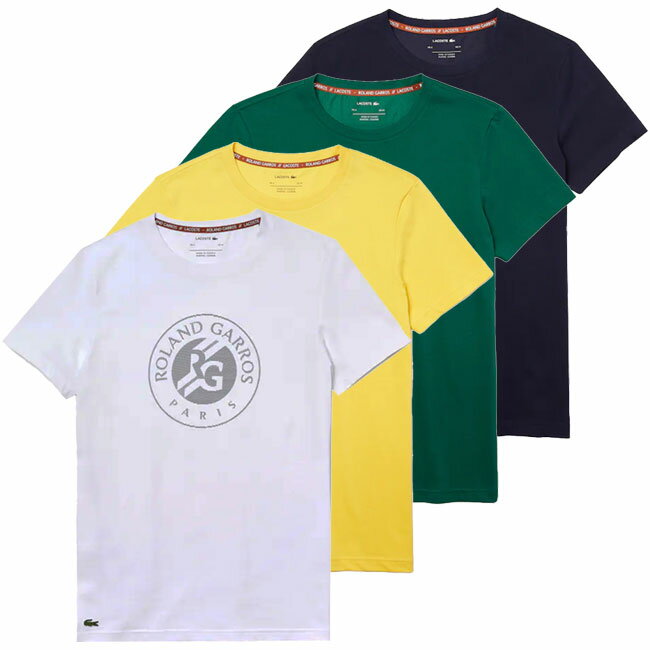 在庫処分特価】[ローランギャロス][海外サイズ]ラコステ(Lacoste) 2021 SS メンズ スポーツ RG 全仏オープン ロゴプリント 半袖Tシャツ TH9228(21y6mテニス)[次回使えるクーポンプレゼント]のサムネイル