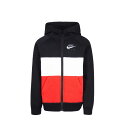 アパレル売切りセール】在庫処分特価】ナイキ(NIKE) ジュニア(ボーイズ) AIR フリース フード付きジャケット 86F973-RIN ブラック×Uレッド ...