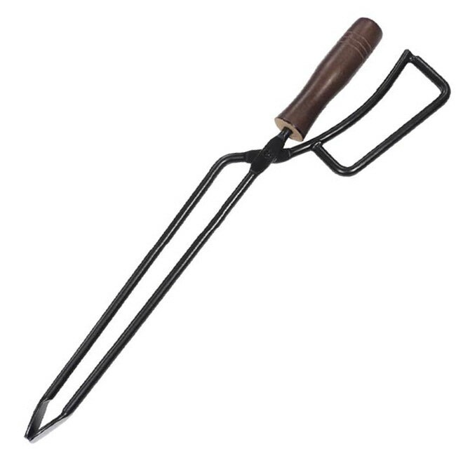 【スタイリッシュで使いやすい】Montagna(モンターナ) ファイヤー プレーストング BBQ&焚火用トング HAC2928-ブラック(21y10m)[次回使...