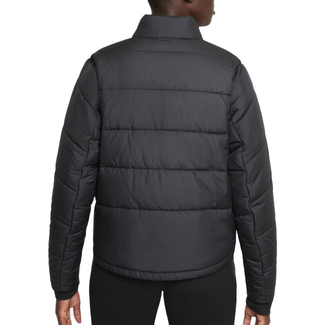 売切りセール！在庫処分特価】【日本サイズ】ナイキ(NIKE) 2021 HO レディース Therma-FIT レペル シンセティックフィル ジャケット DA3217-011 BK×Dスモークグレー(21y11mゴルフ)[次回使えるクーポンプレゼント]