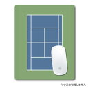 【プレゼントにぴったり♪】RACQUET INC(ラケットインク) テニスコート マウスパッド ハードコート 1枚入 RITG11(21y10m)[次回使えるク...
