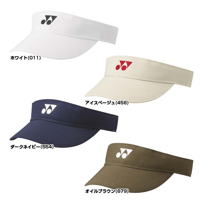 アミュゼスポーツの＼14日〜23日最大1500円OFFクーポン／ヨネックス(YONEX) 2025 レディース ロゴ刺繍入りサンバイザー 日よけ　バイザー 40113(25y1m)[次回使えるクーポンプレゼント]｜アングル2