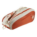 【6本収納】ウィルソン(Wilson) 2025 RG TEAM チーム 6PK ラケットバッグ ワンショルダータイプ テニスバッグ WR8045401001 ...