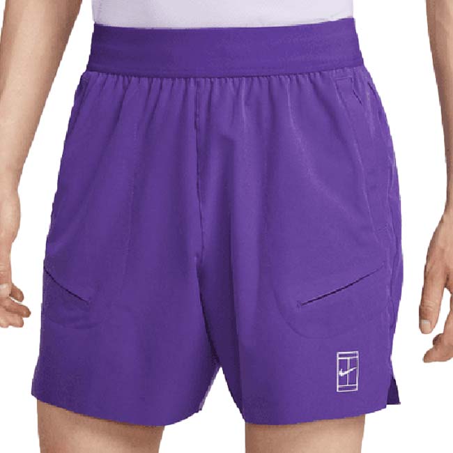 ＼8日20時〜11日10時まで8％OFFクーポン／【日本サイズ】ナイキ(NIKE) 2025 FA メンズ コートアドバンテージ Dri-FIT 6インチ ゲームショートパンツ FZ6914-507 Wグレープ(25y7mテニス用ゲームウェア)[次回使えるクーポンプレゼント]