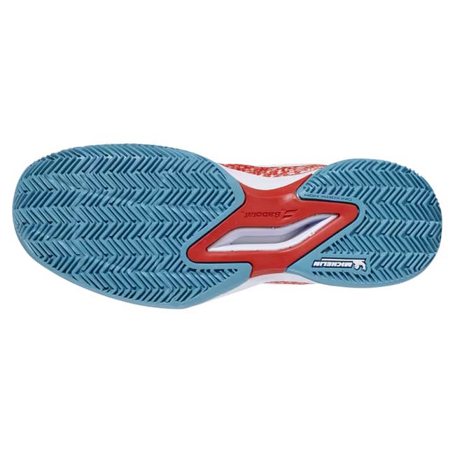 【72時間1000円引きクーポン】バボラ(Babolat) ジュニア JET MACH 3 ジェットマッハ3 CLAY GIRL クレーコート用 ジュニアテニスシューズ 3J3S25A887-5061 フェスタレッド(25y9m)[次回使えるクーポンプレゼント]