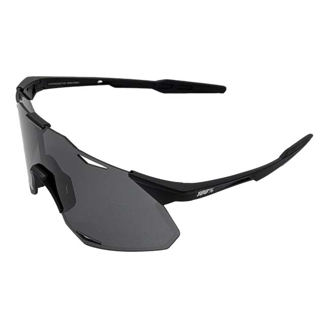 Rakuten - ＼30日-1日まで15％OFF対象／【11%OFFマジッククーポン】100%(ワンハンドレッド) スポーツサングラス HYPERCRAFT XS ハイパークラフトXS スモークレンズ クリアレンズ付 60002-00002 マットブラック(25y12m)[次回使えるクーポンプレゼント]