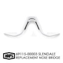 100%(ワンハンドレッド) SLENDALE スレンデール 交換用 ノーズブリッジキット ノーズパッド付属 ※本体は別売※ 69115-00003 マットホワ...