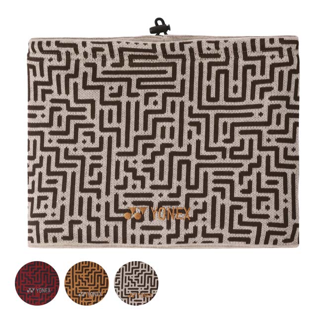 【ブラックフライデー2BUY 8%OFF】ヨネックス(YONEX) 2025 FW ユニセックス 幾何学模様 スピンドル付き ネックウォーマー 45053Y(2...