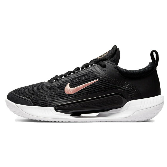 ナイキ(NIKE) 2022 SP レディース ズーム コート ネクスト HC(オールコート用) テニスシューズ DH0222-091 BK×Mレッドブロンズ(22y3m)[次回使えるクーポンプレゼント]