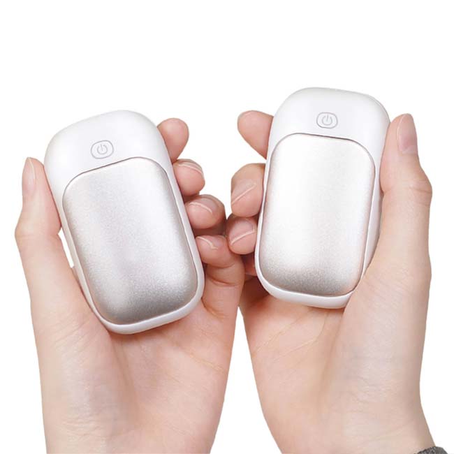 【モバイルチャージャー機能付】ハック(HAC) 分離型マグネット付きハンディウォーマー カイロ温度調整3..