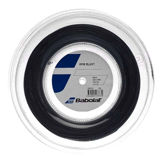 樂天商城 - ＼最大1500円クーポン！22日〜27日10時まで／バボラ(Babolat) RPM Blast RPMブラスト 1.35mm 200Mロール 硬式テニス ポリエステル ガット 243101 ブラック(25y12m)[次回使えるクーポンプレゼント]