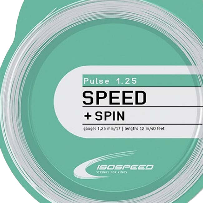 アミュゼスポーツの＼14日〜23日最大1500円OFFクーポン／【単張パッケージ品】イソスピード(Isospeed) PULSE パルス 1.25mm／1.30mm 硬式テニス ポリエステルガット(25y12m)[次回使えるクーポンプレゼント]｜アングル2