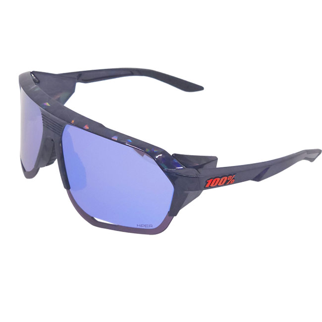 樂天商城 - 【10％OFFマジッククーポン対象】100%(ワンハンドレッド) スポーツサングラス NORVIK ノルヴィック HiPER ブルーMLミラーレンズ クリアレンズ付 60031-00007 ブラックホログラフィック(25y9m)[次回使えるクーポンプレゼント]