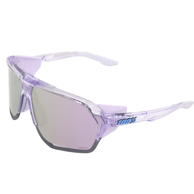 【10％OFFマジッククーポン対象】100%(ワンハンドレッド) スポーツサングラス NORVIK ノルヴィック HiPER ラベンダーミラーレンズ クリアレンズ付 60031-00004 PTラベンダー(25y9m)[次回使えるクーポンプレゼント](4.0)
