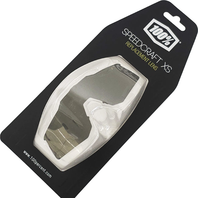 樂天商城 - 72時間限定15%OFFクーポン対象！【10％OFFマジッククーポン対象】【交換用レンズ】100%(ワンハンドレッド) スピードクラフトXS用 リプレイスメントレンズ ※本体は別売※ 69039-00004スモーク(24y12m)[次回使えるクーポンプレゼント]