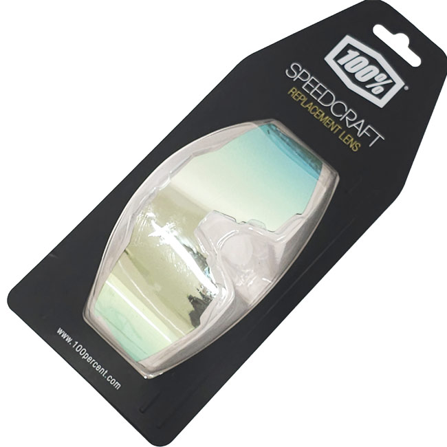 樂天商城 - 【10％OFFマジッククーポン対象】100%(ワンハンドレッド) 交換用レンズ SPEEDCRAFT スピードクラフト用 マルチレイヤーミラーレンズ ※本体は別売※ 69032-00013-Blue Topaz (23y6m)[次回使えるクーポンプレゼント]