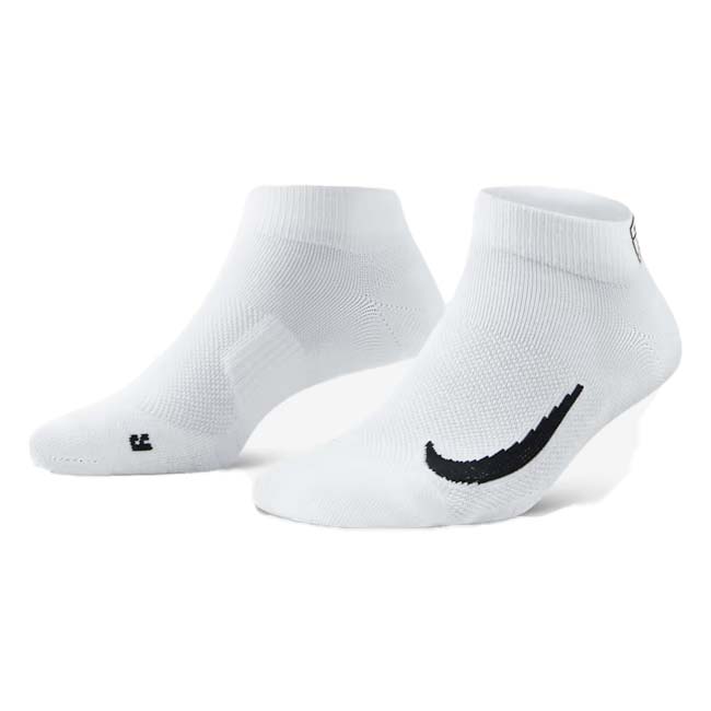 【2足組】ナイキ(NIKE) ユニセックス マルチプライヤー ロー Dri-FIT ゴルフ クォーター ソックス CV2617-100 ホワイト×ブラック(26y1m)[次回使えるクーポンプレゼント]