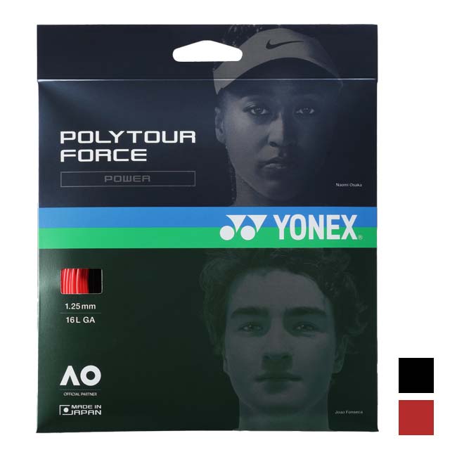 樂天商城 - ＼最大1500円クーポン！22日〜27日10時まで／【単張パッケージ品】ヨネックス(YONEX) POLY TOUR FORCE ポリツアーフォース 1.20mm／1.25mm／1.30mm 硬式テニス ポリエステルガット 国内正規品 PTGF(26y1m)[次回使えるクーポンプレゼント]