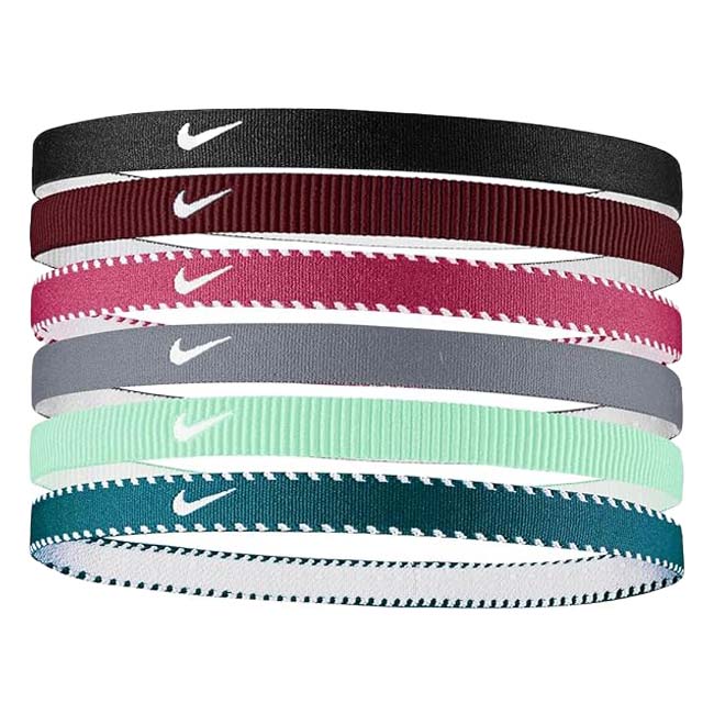 【6本組】ナイキ(NIKE) ジュニア YOUTH FLEX フレックス クラシック ヘッドバンド 6P BN2084-695 Sビート×Wインディゴ(26y1...