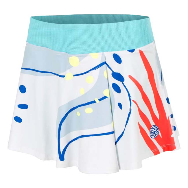 BIDI BADU(ビディバドゥ) 2026 FS ジュニア(ガールズ) ヘイラグーナ 全豪OPEN ゲームスコート BB70022-1001 ホワイト×マルチC(26y2mテニス用ゲームウェア)[次回使えるクーポンプレゼント]