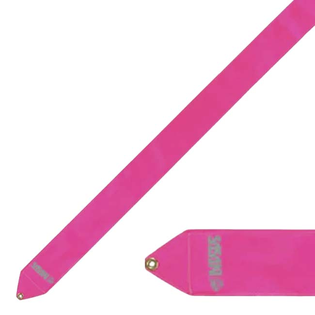 SPEC カラー蛍光ピンク(KEP) サイズ長さ5m以上、重さ30g以上 素材ポリエステル、レーヨン 原産国/製造国日本 仕様・特徴鮮やかなカラーのビビットリボンで演技をより華やかに♪レーヨン糸×ポリエステル糸で織ることにより、にごりのないビビッドでフレッシュなカラーとしなやかさを実現！エレガントで美しい軌道を描きます。 ・長さ5M ・F.I.G.(国際体操連盟)認定マークプリントあり 【ご注意】 ※アイロンをかける際は低温に設定してください。発色を保つためにあて布の使用をおすすめいたします。 ※画面上のカラーと実物のカラーが微妙に異なることがございます。 ※商品の仕様は、予告無く変更することがございますので、あらかじめご了承ください。 ※多少の繊維の開きや、線状の染めむらがある場合がありますが、ご使用には支障ありません。 注意【メール便ご利用の注意】 メール便での発送は厚さ大きさの規定がございますため、厚みのあるパッケージは中身を出し、帽子などの立体的な商品は平らに成型しての発送となります。 また、代金引換・日時指定できません。予めご了承ください。 型崩れ・パッケージなどを気になされる場合は[宅配便]をご選択ください。 【価格について】 問屋からの仕入れ価格高騰、および配送コスト高騰の影響により、メーカー希望小売価格より高い販売価格となっている場合があります。あらかじめご了承ください。 メーカー希望小売価格はメーカーサイトに基づいて掲載しています