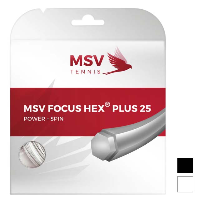 Rakuten - ＼29日から1日まで8%OFFクーポン／【単張パッケージ品】MSV(エムエスブイ) Focus HEX Plus25 フォーカスヘックス プラス25 1.20／1.25／1.30mm 硬式テニス ポリエステルガット(26y4m)[次回使えるクーポンプレゼント]