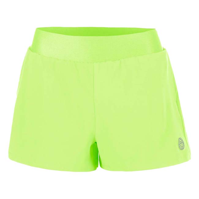 SPEC カラーネオンライム(702) サイズEU-XS／JP-S、EU-S／JP-M、EU-M／JP-L、EU-L／JP-XL 素材リサイクルポリエステル88%、ポリウレタン12% ポケットの有無左右にポケットあり 名称BIDI BADU Out of Control 2in1 Shorts Wome 原産国/製造国中国 仕様・特徴完璧なフィット感と鮮やかなデザインがテニスのダイナミックな精神を反映しているOut of Controlシリーズ。俊敏な動きをサポートしながら、コート上でスタイリッシュな印象を与えるショートパンツです。 ・前面左裾にメーカーロゴ ・幅広のウエストバンド ・左右にポケット ・一体型インナースパッツ付き(カラーは本体と同系色、着脱不可) ・耐久性と伸縮性に優れた素材 ・機能性とトレンドをリードする魅力を兼ね備え、確かなパフォーマンスを実現 ※ショートパンツ以外の衣類等は撮影用です。付属しません。 注意【サイズについて】 掲載のサイズ表をご確認の上、お手元のウェアと比べて頂きご購入されることを強くお勧めいたします。 【商品の仕様について】 ※ロゴや生地の色・質感など予告なく仕様が異なる場合がございます。 【メール便ご利用の注意】 メール便での発送は厚さ大きさの規定がございますため、厚みのあるパッケージは中身を出し、帽子などの立体的な商品は平らに成型しての発送となります。 また、代金引換・日時指定できません。予めご了承ください。 型崩れ・パッケージなどを気になされる場合は[宅配便]をご選択ください。 メーカー希望小売価格はメーカーサイトに基づいて掲載しています パンツ サイズ EU-XS／JP-S EU-S／JP-M EU-M／JP-L EU-L／JP-XL ウエスト(cm) 64 68 72 76 股上(cm) 33 34 35 36 股下(cm) 7 7 7 7 すそ幅 (cm) 33 34 35 36 わたり幅(cm) インナースパッツ ウエスト(cm) 64 68 72 76 股上(cm) 24 25 26 27 股下(cm) 10 10 11 11 すそ幅(cm) 21 22 23 25