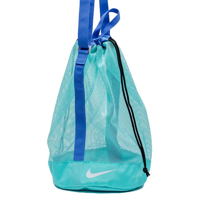 樂天商城 - ナイキ(NIKE) 2026 SS ジュニア メッシュショルダープールバッグ 12L ワンショルダータイプ スイムバッグ 水泳 男子 女子 1994046-0027 ミント(26y4m)[次回使えるクーポンプレゼント]