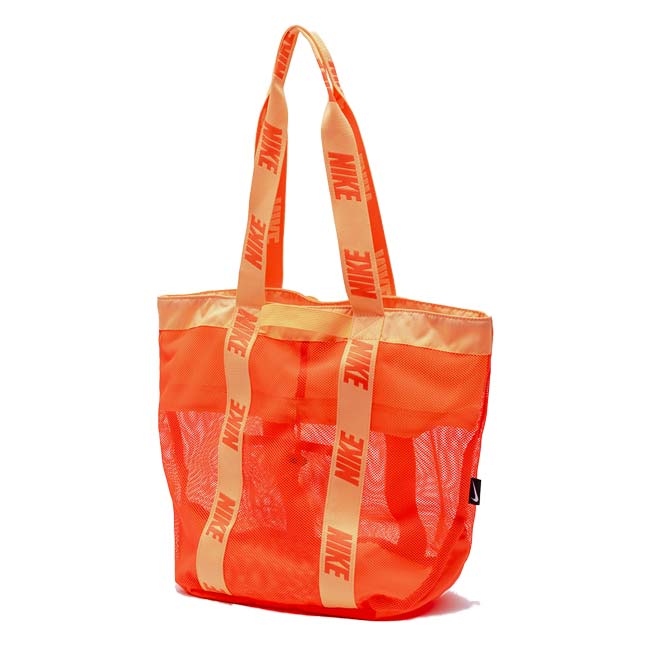 樂天商城 - ＼最大1500円クーポン！22日〜27日10時まで／ナイキ(NIKE) 2026 SS ジュニア メッシュトートプールバッグ 20L スイムバッグ 水泳 男子 女子 1994044-0005 レッド(26y4m)[次回使えるクーポンプレゼント]