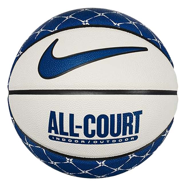 Rakuten - ＼29日から1日まで8%OFFクーポン／【屋内・屋外兼用】ナイキ(NIKE) Everyday All-Court エブリディ オールコート 8P グラフィック バスケットボール BS3051-147 セイル×BK×コートブルー(26y5m)[次回使えるクーポンプレゼント]