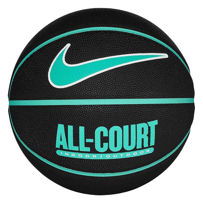 乐天商城 - ＼8日20時〜11日10時まで8％OFFクーポン／【屋内・屋外兼用】ナイキ(NIKE) Everyday All-Court エブリディ オールコート 8P バスケットボール BS3050-050 ブラック×Bターコイズ×WH(26y5m)[次回使えるクーポンプレゼント]