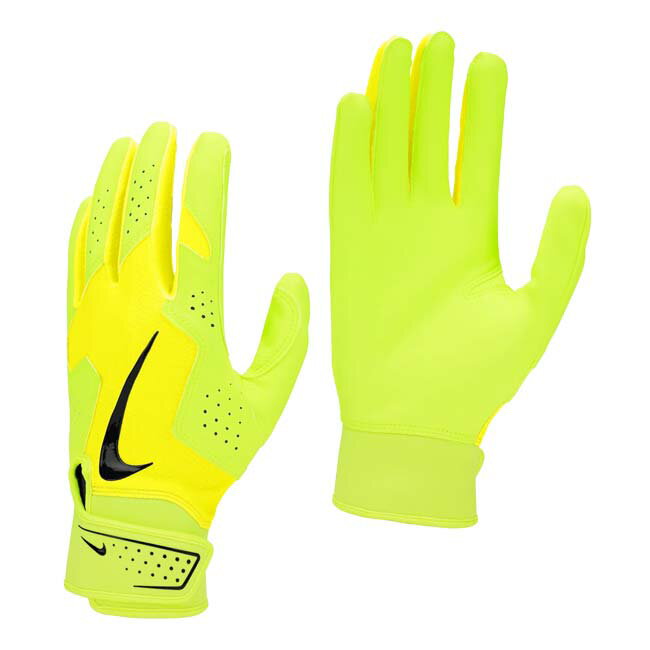 専用 新品未使用 NIKE ナイキ イエロー バッティンググローブ MLB US ナイキ NIKE アルファエリート2.0 アクーニャ 両手用 バッティング