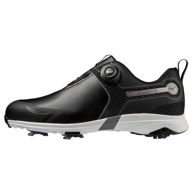 ミズノ(MIZUNO) メンズ ワイドスタイル SL ボア ゴルフシューズ スパイクモデル 4＋1E 防水 QQ コストコ 51GQ2240-09 ブラック(26y4m)[次回使えるクーポンプレゼント]