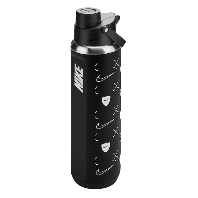 ＼6日12時までGWクーポン8%OFF／【保冷専用直飲みタイプ】ナイキ(NIKE) ステンレス リチャージ チャグボトル ステンレス製水筒 950ml HY2023-091 ブラック×BK×ホワイト(26y4m)[次回使えるクーポンプレゼント]