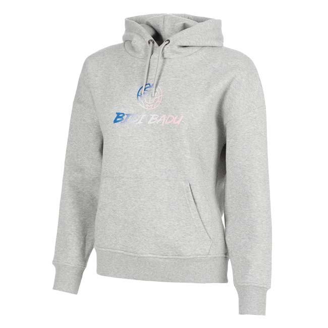 ＼14日〜23日最大1500円OFFクーポン／【海外サイズ】BIDI BADU(ビディバドゥ) 2026 FS レディース ヘイラグーナ 全豪OPEN ロゴフーディ パーカー BB120004-810 グレーメランジ(26y5mテニス)[次回使えるクーポンプレゼント]