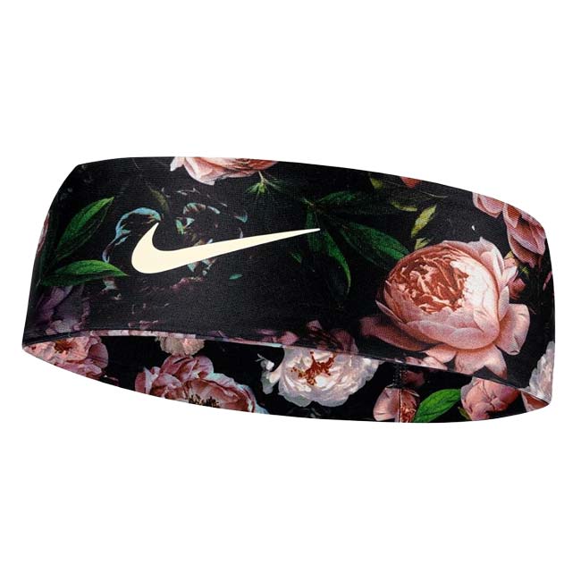 ＼14日〜23日最大1500円OFFクーポン／ナイキ(NIKE) ユニセックス フューリー Dri-FIT クラシック ヘッドバンド プリンテッド BN3040-921 BK×BK×Pアイボリー(26y7m)[次回使えるクーポンプレゼント]