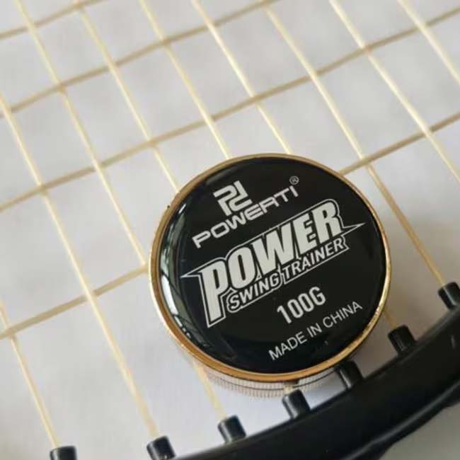＼3日20時-15日まで最大2000円引クーポン／POWERTI(パワーティ) テニスラケット スイングウエイトトレーナー 100g 重量増加 スイング練習 パワー強化 TE109991 ブラック×ゴールド(26y8m)[次回使えるクーポンプレゼント]