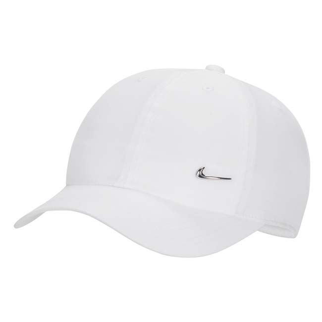 ＼最大2000円引きクーポン11月1日まで／ナイキ(NIKE) ジュニア Dri-FIT Club アンストラクチャード メタル スウッシュ キャップ FB5064-100 ホワイト(26y9m)[次回使えるクーポンプレゼント]