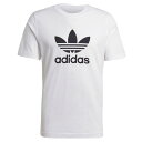 【USサイズ】アディダス(adidas) メンズ アディカラー クラシックス トレフォイル 半袖Tシャツ 14214-GN3463 ホワイト×ブラック(22y6...
