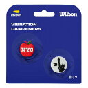 【ブラックフライデー2BUY 8%OFF】ウィルソン(Wilson) 2022 US OPEN DAMPENERS 振動止め 2個1セット WR84122010...