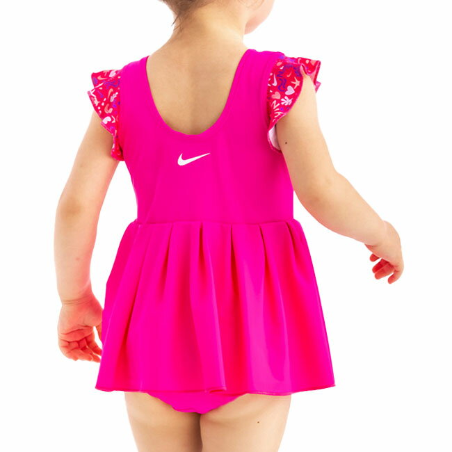 在庫処分特価】ナイキ(NIKE) 2022 SS ジュニア(ガールズ) TODDLER トドラー ワンピース 水着 スイムウエア 1991030-03 ピンクプライム(22y4m)[次回使えるクーポンプレゼント]