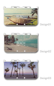 new3DS LL カバー ケース new 3DSLL new 2DS LL 3DS LL カバー Nintendo かわいい おしゃれ 大人 子供 キッズ おもちゃ ゲーム BEACH 夕焼け 太陽 夜空 星 Star ヤシの木 海 砂浜 アロハ ALOHA 夏 summer