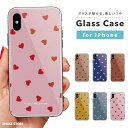 iPhone16e ケース ガラス iPhone16 スマホケース iPhone15 Pro iPhone14 Plus iPhone13 mini iPhone SE ケース TPUケース ガラスケース 韓国 おしゃれ 韓国 シンプル トレンド ハート ハートドット 女性 かわいい