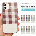 iPhone16e ケース ガラス iPhone16 スマホケース iPhone15 Pro iPhone14 Plus iPhone13 mini iPhone SE ケース TPUケース ガラスケース 韓国 おしゃれ ボーダー チェック かわいい
